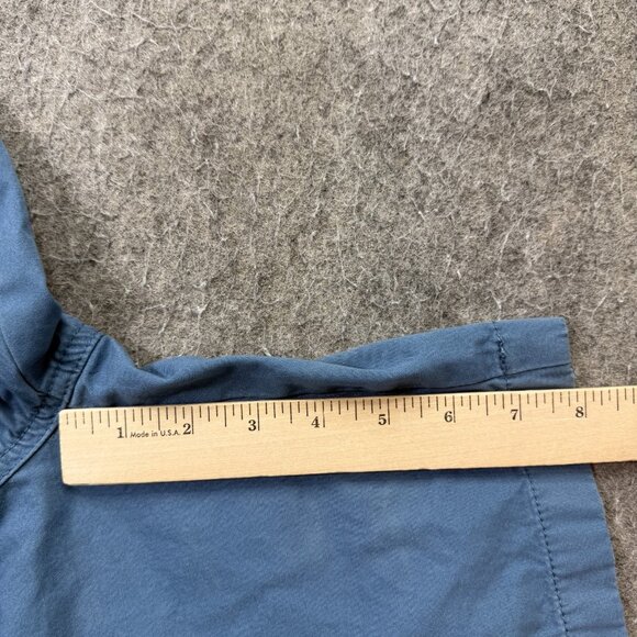 Tommy Cargo Shorts Men L Blue Elastic Patio Drawstring Relax Twill 8" - Picture 15 of 16